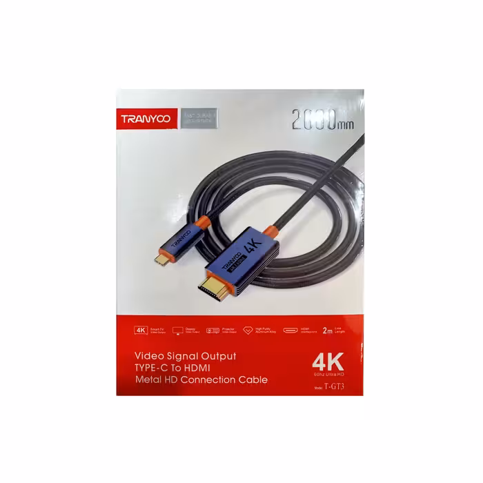 کابل تبدیل HDMI به USB-C ترانیو مدل GT3
