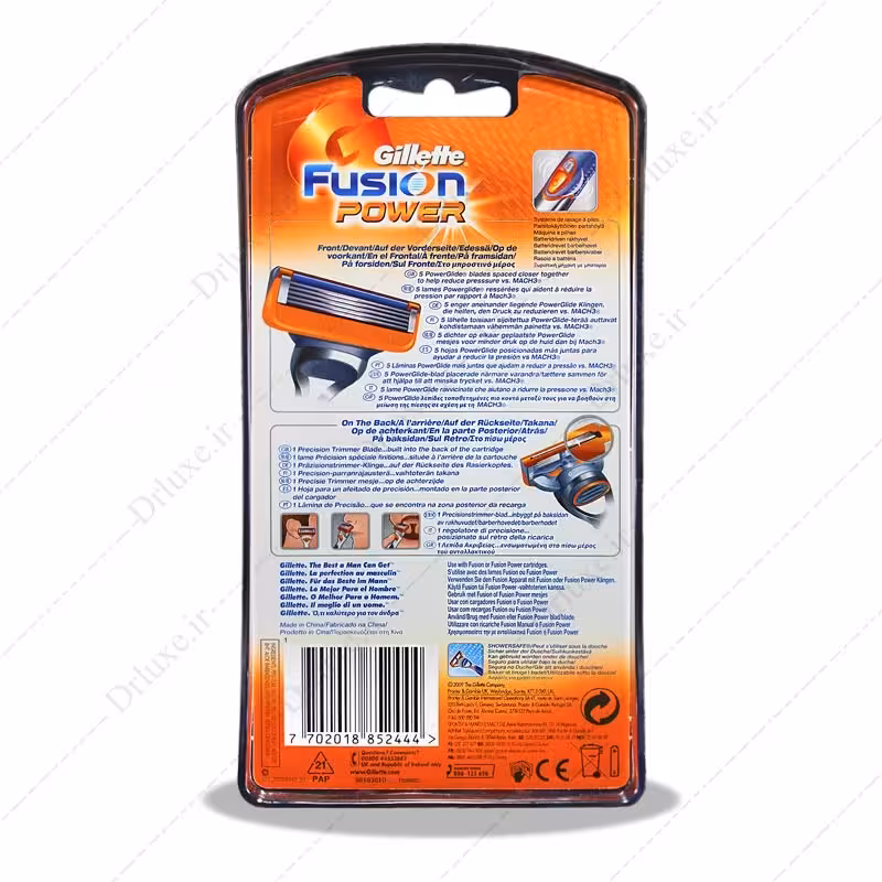 مشخصات، قیمت و خرید خودتراش 5 لبه فیوژن پاور  ژیلت- داروخانه انلاین دکترلوکس