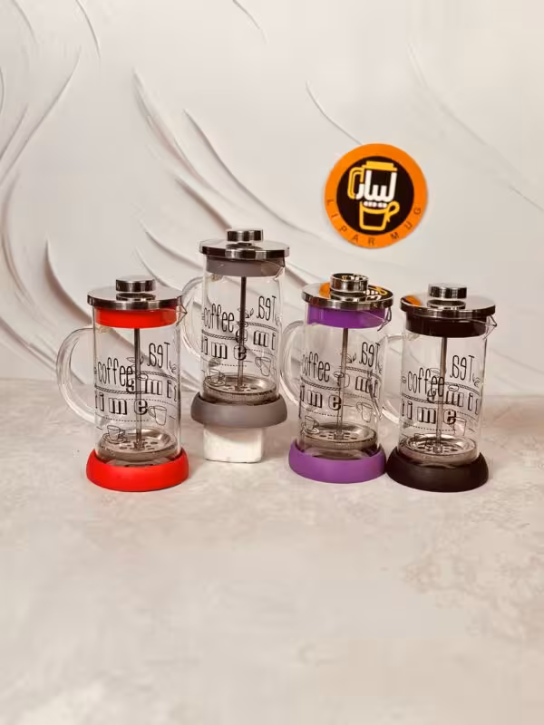 فرنچ پرس زیر سیلیکونی تمام پیرکس کوچک کد 6096