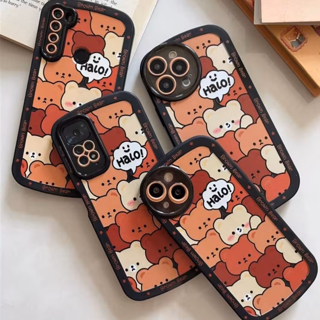قاب گوشی خانواده خرس ها برای سامسونگ شیائومی آیفون 