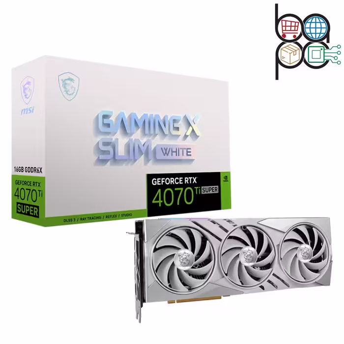 کارت گرافیک MSI RTX 4070Ti SUPER 16G GAMING X SLIM WHITE