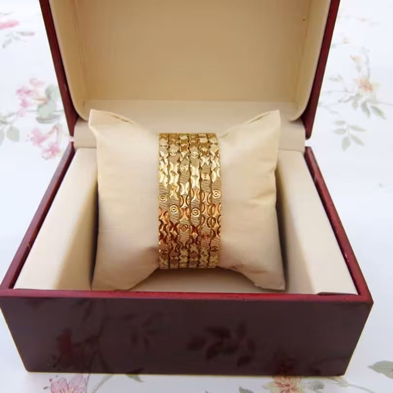 النگوهندی رنگ ثابت پک6عددی موجودی سایزیک ودوکد1