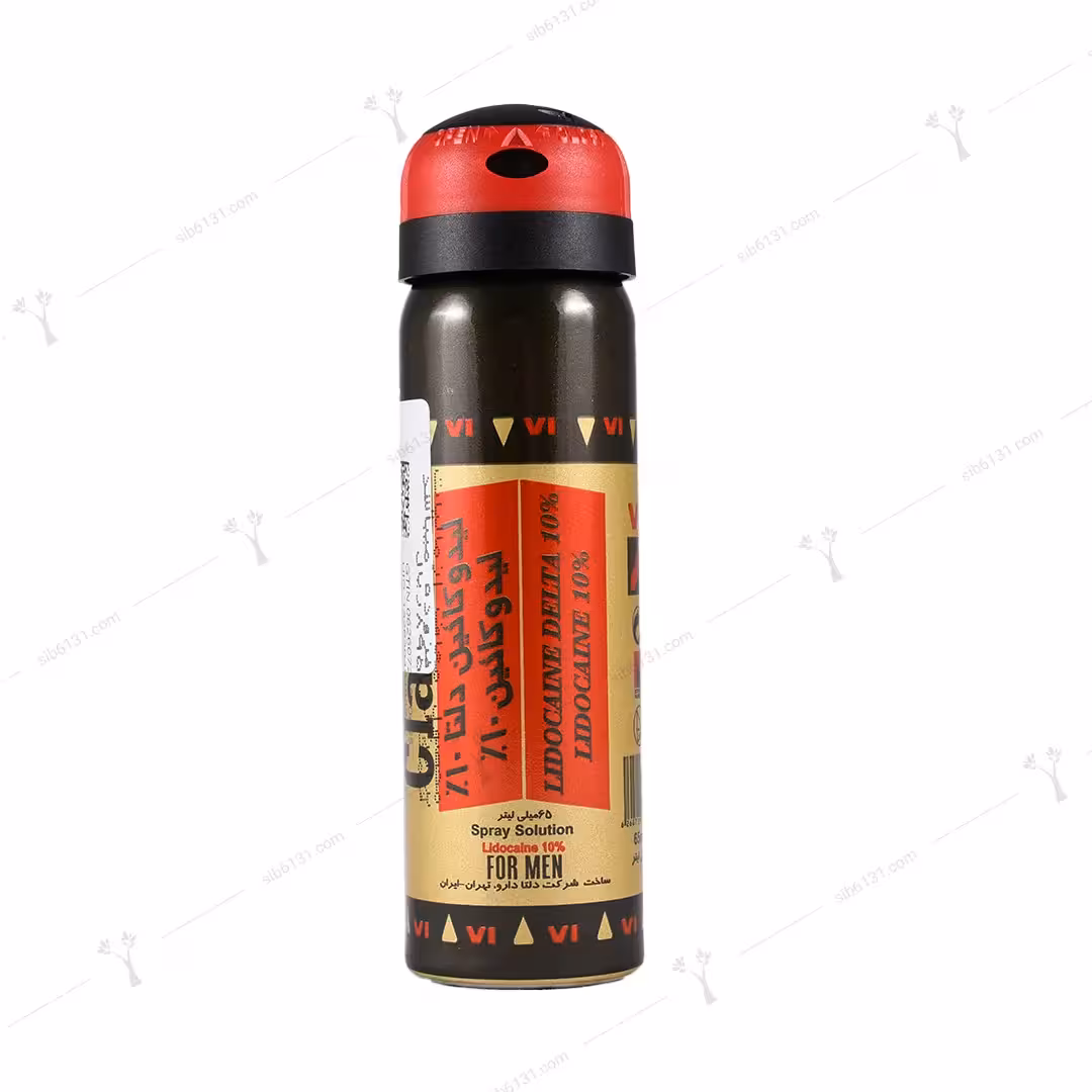 اسپری لیدوکائین 10 درصد کلاسیک دلتا دارو 65 میلی لیتری