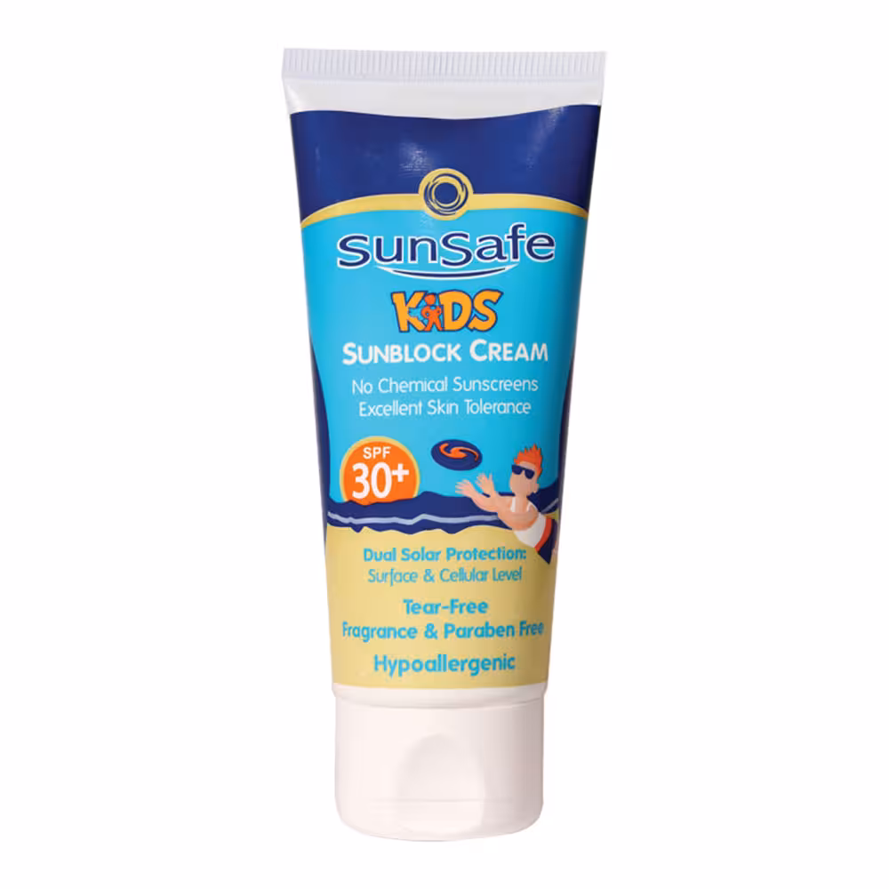 کرم ضد آفتاب کودکان SPF30 برند سان سیف