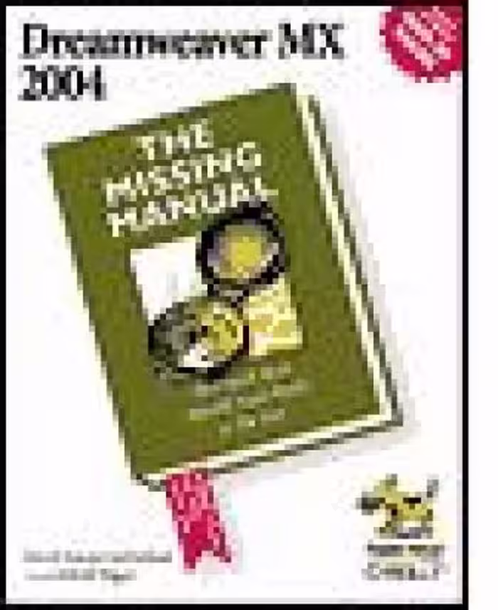 خرید و دانلود نسخه کامل کتاب Dreamweaver MX 2004: The Missing Manual