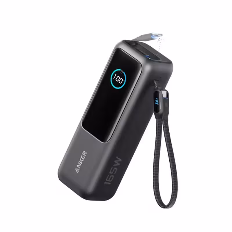 پاوربانک 165W انکر مدل  Zolo-A1695 با ظرفیت 25000 میلی‌ آمپر ساعت