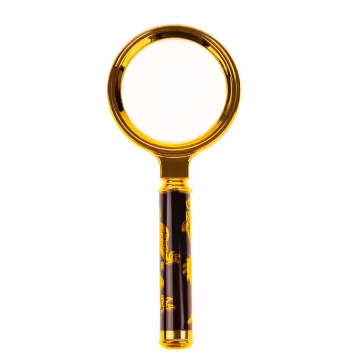 ذره بین دسته طلایی 60 میلیمتری درجه یک