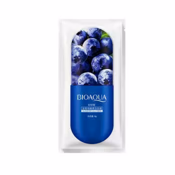 ماسک صورت بایو آکوا مدل Blueberry حجم 20 میلی لیتر