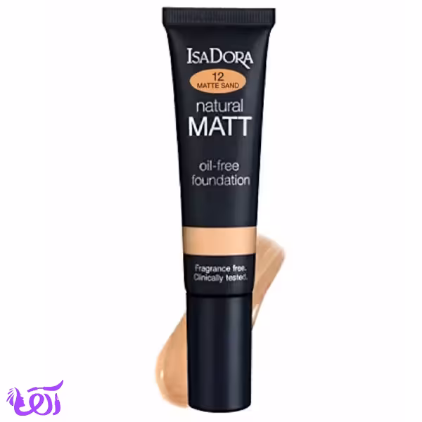 کرم پودر ایزادورا مدل NATURAL MATT شماره 12 حجم 30ML