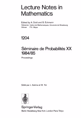 خرید و دانلود نسخه کامل کتاب Seminaire de Probabilites XX 1984 85