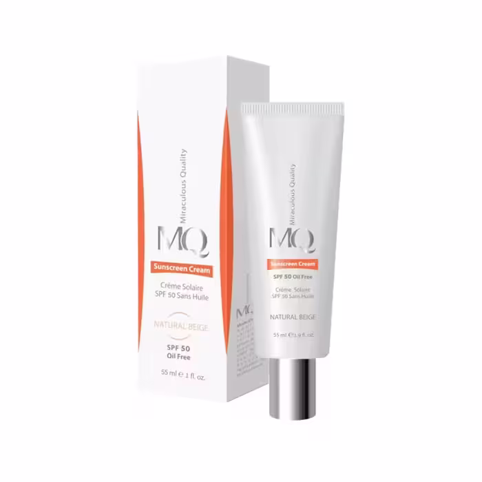 کرم ضد آفتاب فاقد چربی بژ طبیعی با spf50