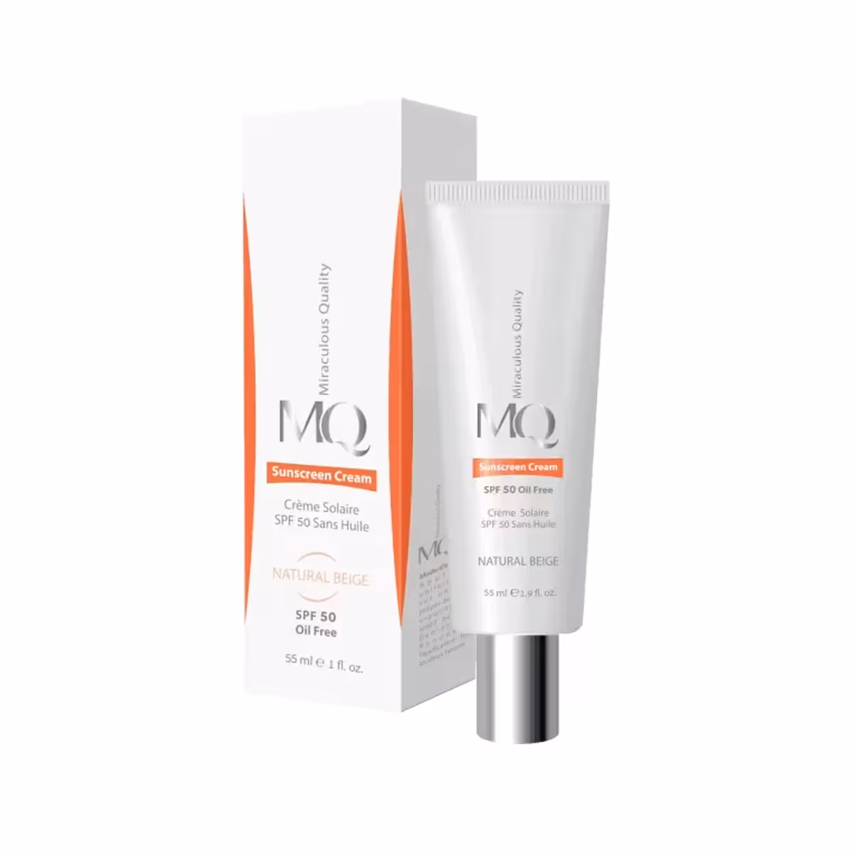 کرم ضد آفتاب فاقد چربی بژ طبیعی با spf50