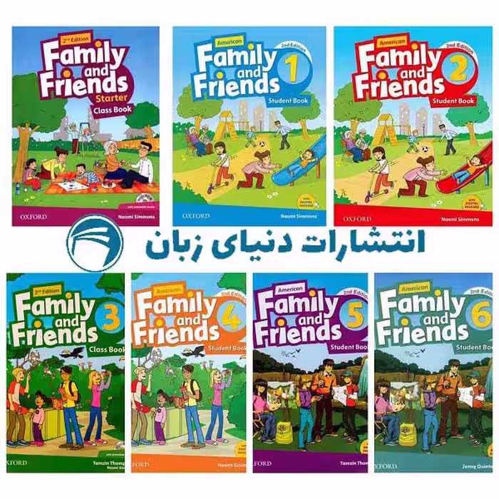 پک کامل 7 جلدی کتاب‌های Family and Friends