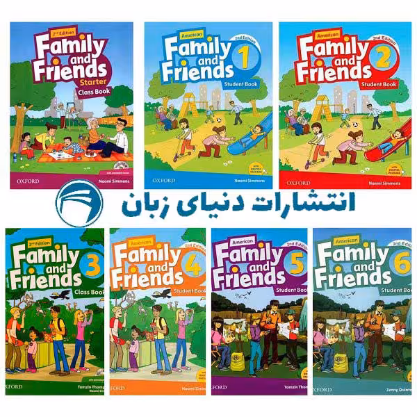 پک کامل 7 جلدی کتاب‌های Family and Friends