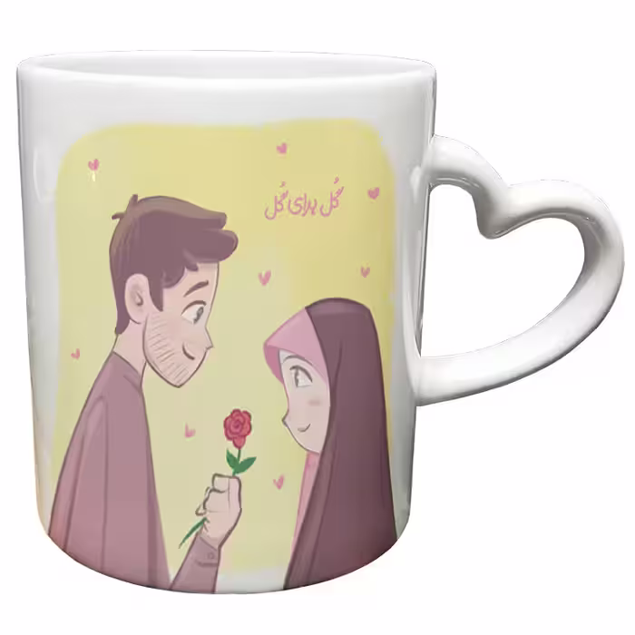 خرید ماگ-لیوان  دسته ساده  عاشقانه کد 250