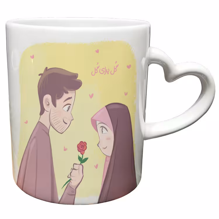 خرید ماگ-لیوان  دسته ساده  عاشقانه کد 250