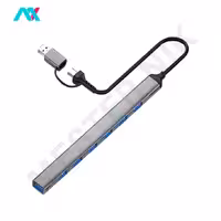 هاب 7 پورت USB3.0 با سری USB-C و USB3.0 پی‌نت مدل P-7602