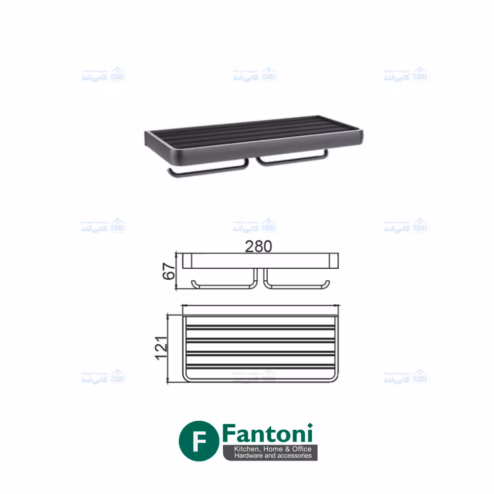 هولدر دستمال کاغذی دوتایی رنگ نوک مدادی سری H فانتونی S073