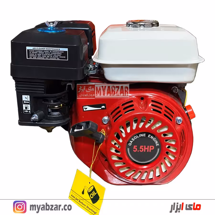 موتور تک 5.5 اسب طرح هوندا مدل 168