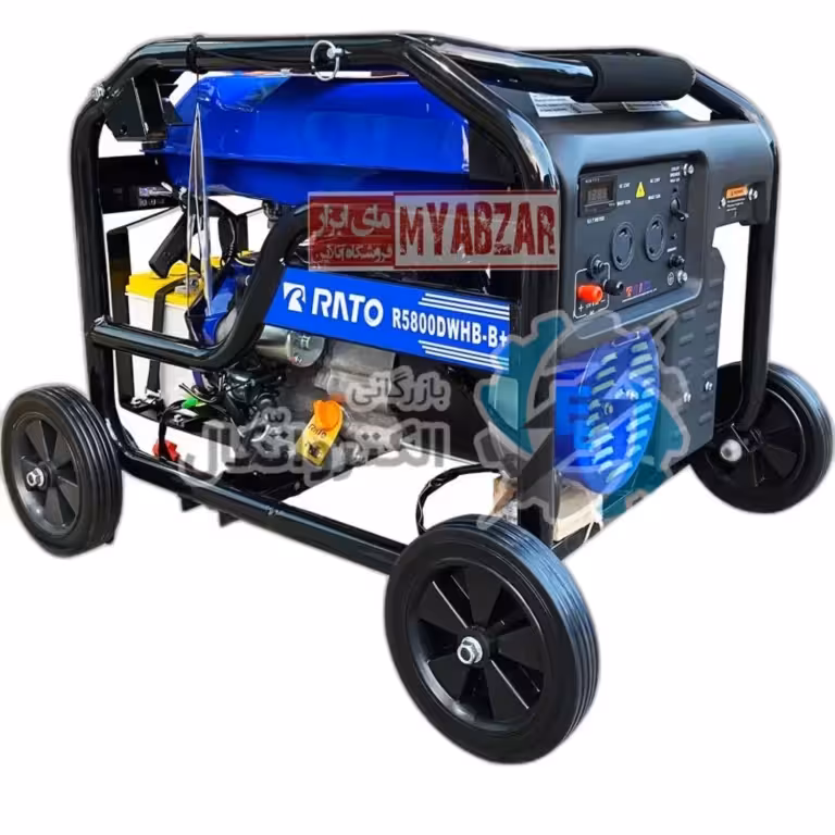 موتور برق راتو 3000 وات مدل  RATO R5800DWHB-B ا موتور برق بنزینی استارتی مدل  RATO R5800DWHB-B