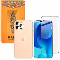 محافظ صفحه نمایش کوالا مدل SUP-04 مناسب برای گوشی موبایل اپل iPhone 12 Pro به همراه محافظ لنز دوربین