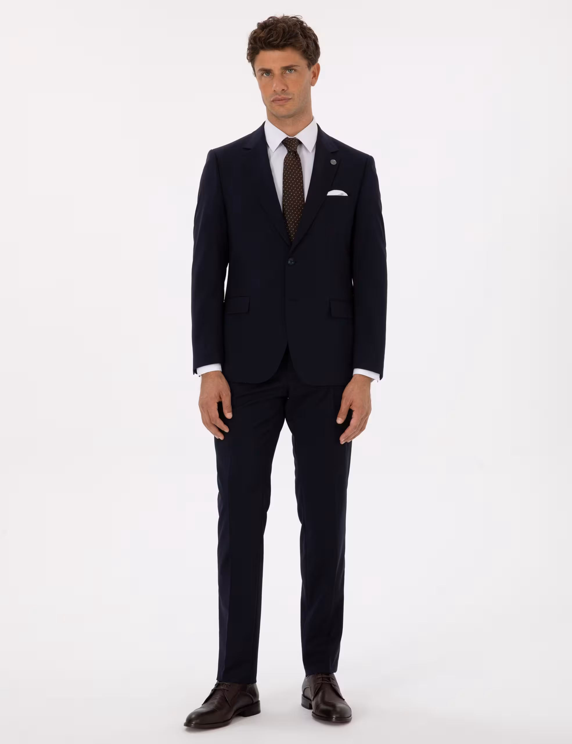 کت و شلوار مردانه سرمه ای پیرکاردین