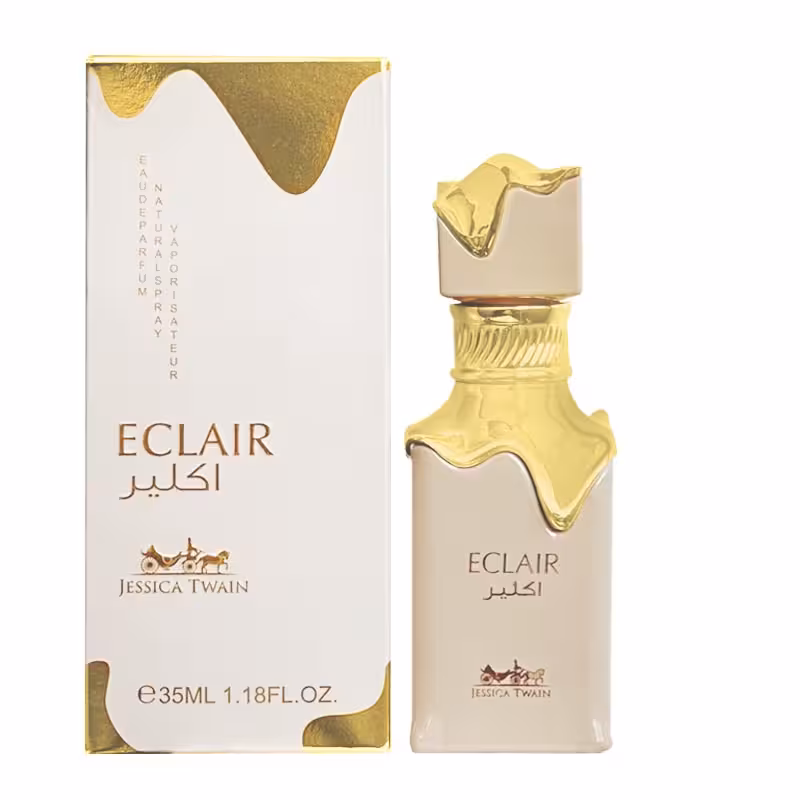 ادکلن الکایر Eclaire جسیکا تویین Jessica Towain رایحه بیسکویت کاراملی Banoffi حجم 35ml