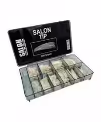 تیپ کاشت ناخن 500 عددی شیری سالن SALON اورجینال