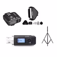 فلاش پرتابل گودکس Godox Witstro AD400 Pro به همراه فرستنده کانن X1  سافت باکس 60×60 و پایه