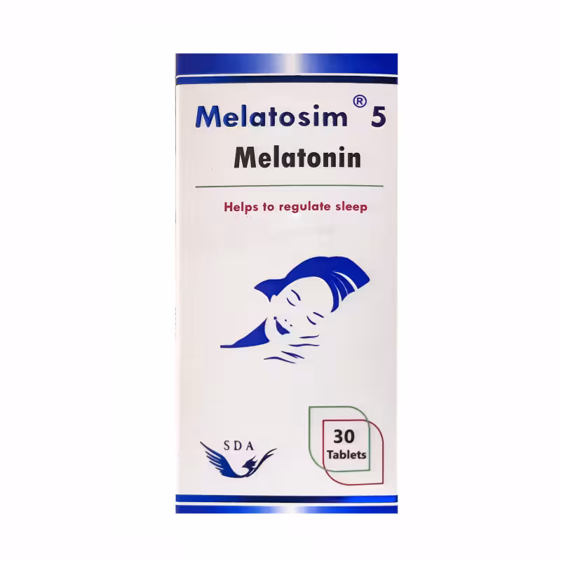 قرص ملاتونین 5 میل سیمرغ دارو عطار 30 عددی