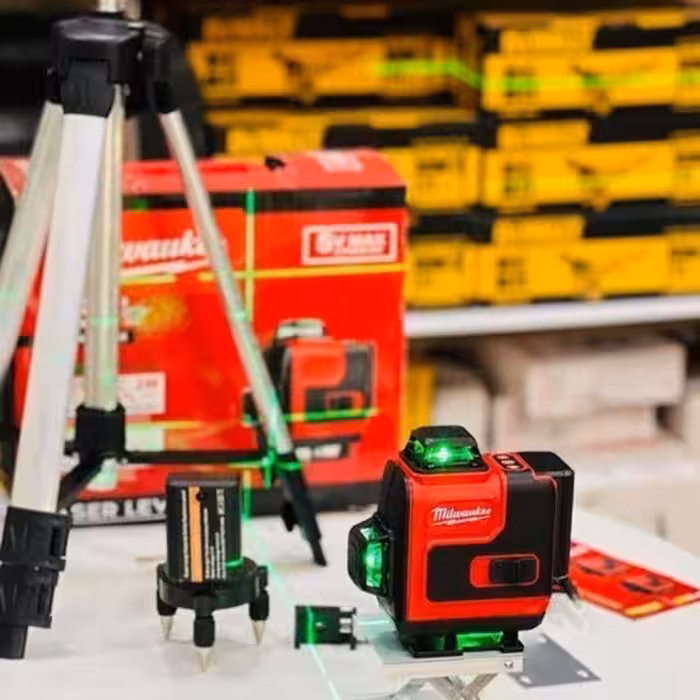 تراز لیزری 4 بعدی 16 لاین میلواکی مدل 4D | همراه با پایه 120 سانتی