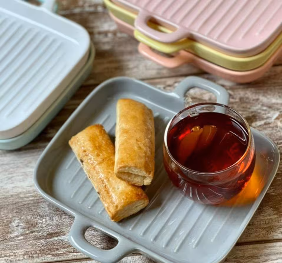 تابه گریل مربع دو دسته کد 125