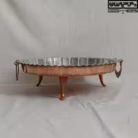 سینی مجمع مسی گرد پایه متوسط مدل جولی