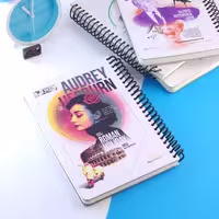 دفتر پیل لجند سینماگران جلد سخت سیم دار PILL NOTEBOOK Legend Actors