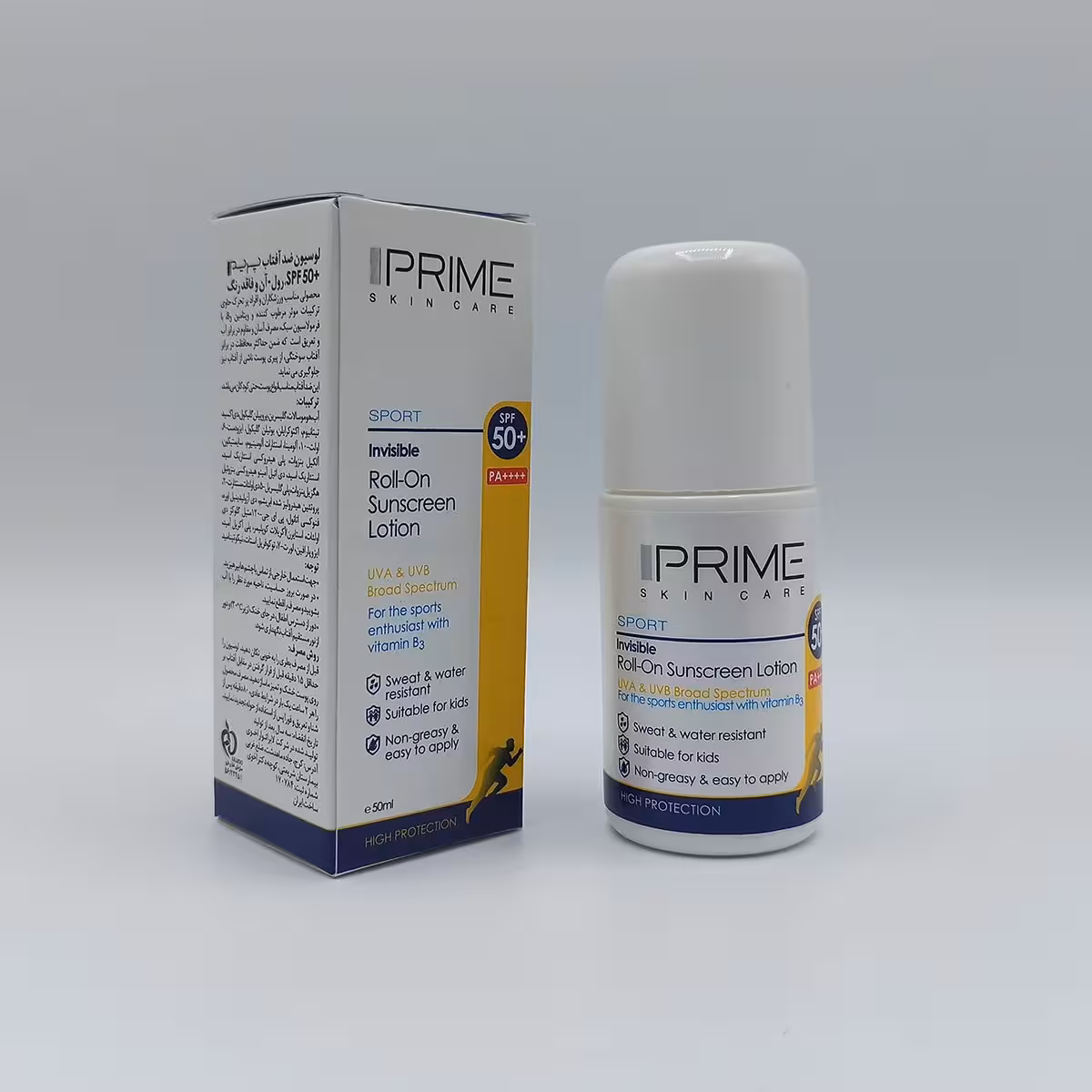لوسیون ضدآفتاب رولی پریم (roll on sunscreen lotion)