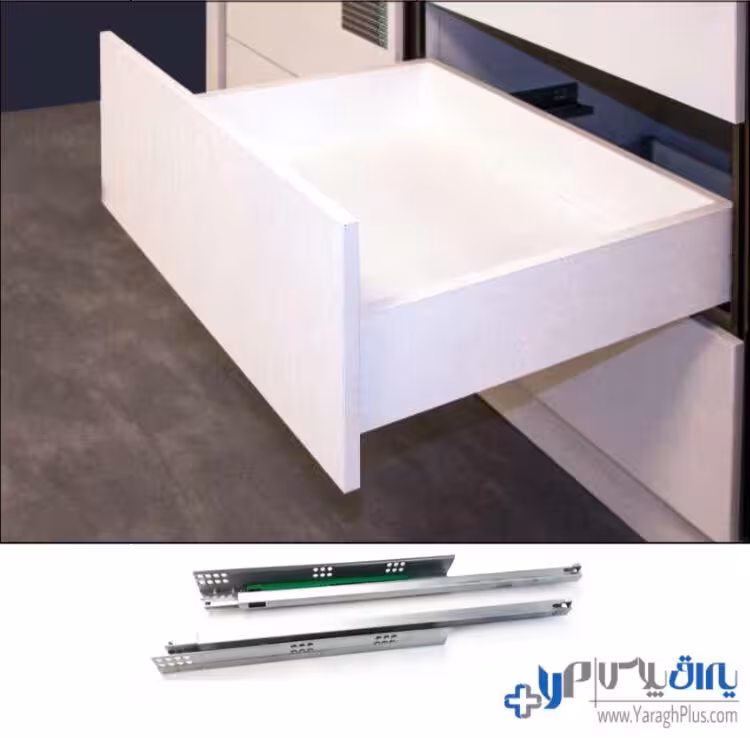 ریل کشو مخفی تاندم سینکرونایز فول آرام بند با قفل 3D فانتونی