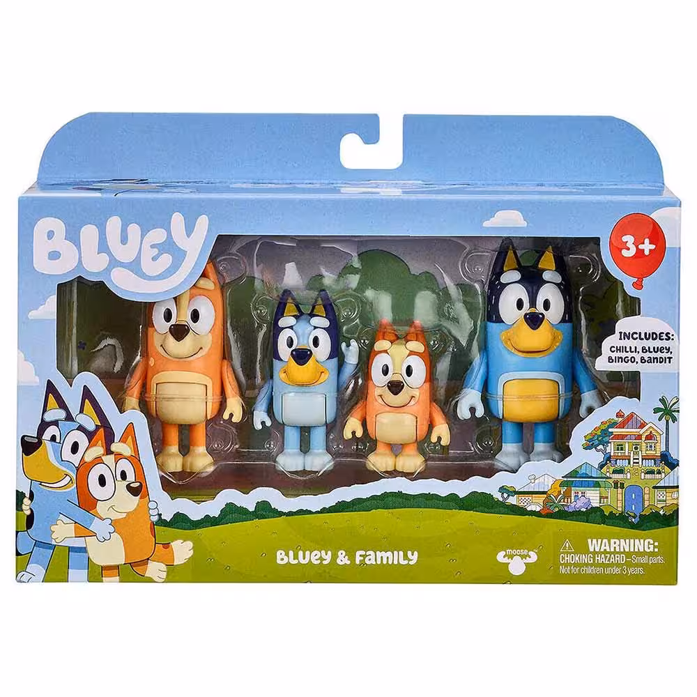 فیگورهای مینیاتوری خانواده Bluey