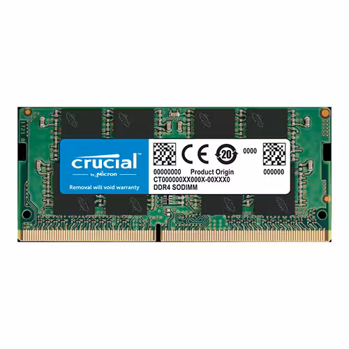 رم لپ تاپ کروشیال 16GB DDR4 2666MHz