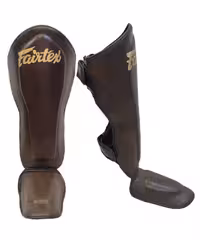 ساق روپایی اسپارینگ چرم طبیعی طرح FAIRTEX