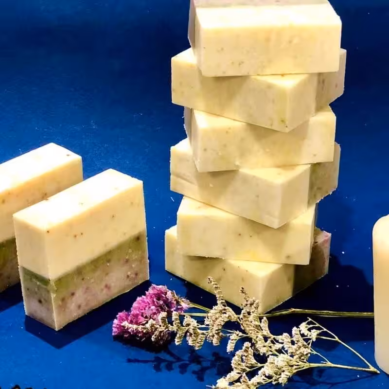 صابون گل ختمی بلوکی طهور (80 گرم)