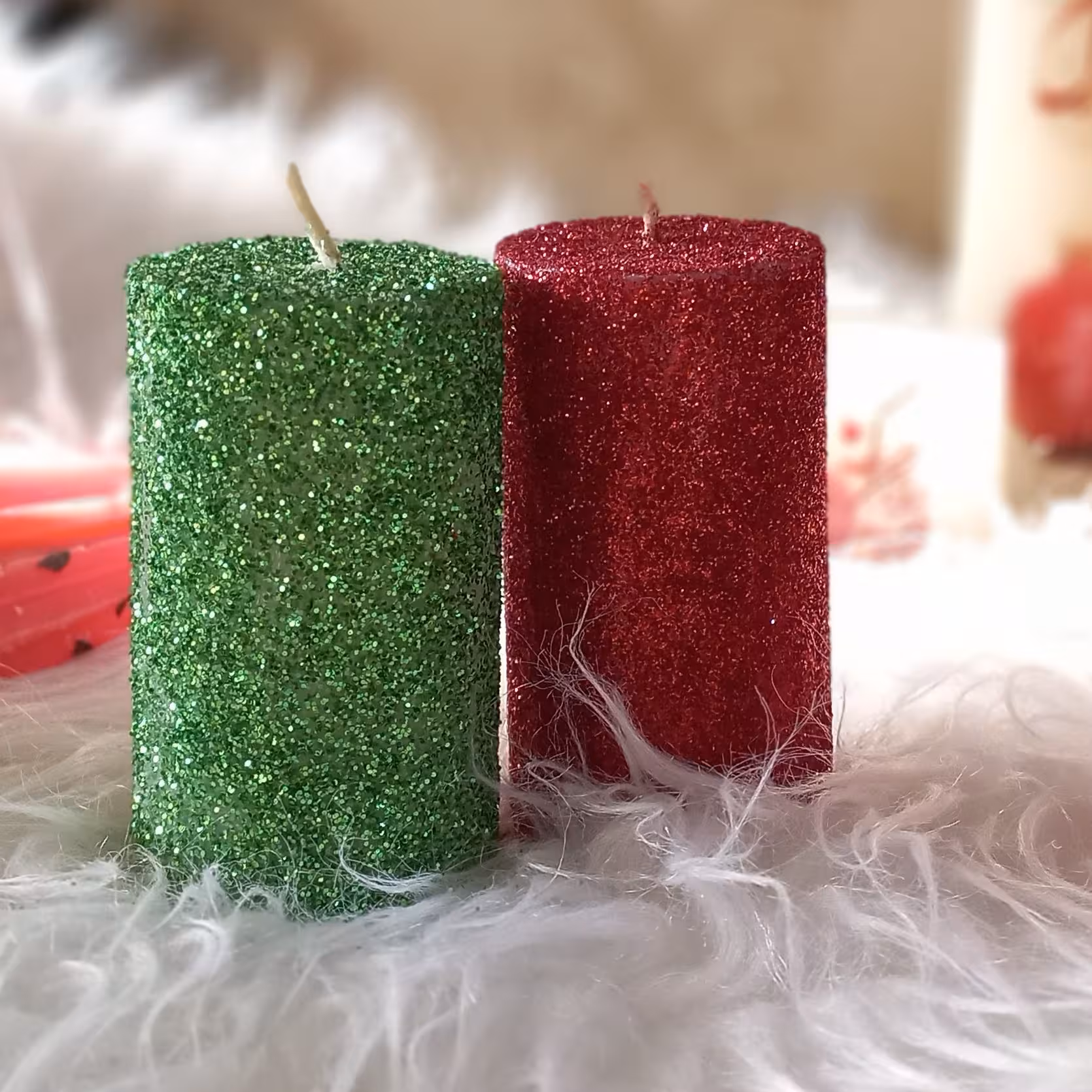 پک دوعددی شمع اکلیلی یلدا