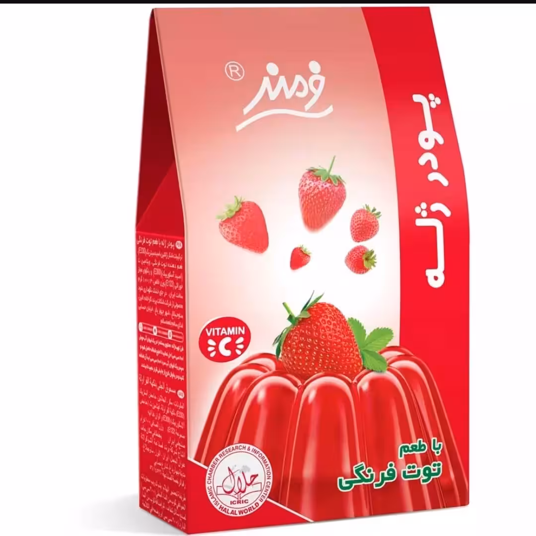 پودر ژله توت فرنگی فرمند 100 گرمی