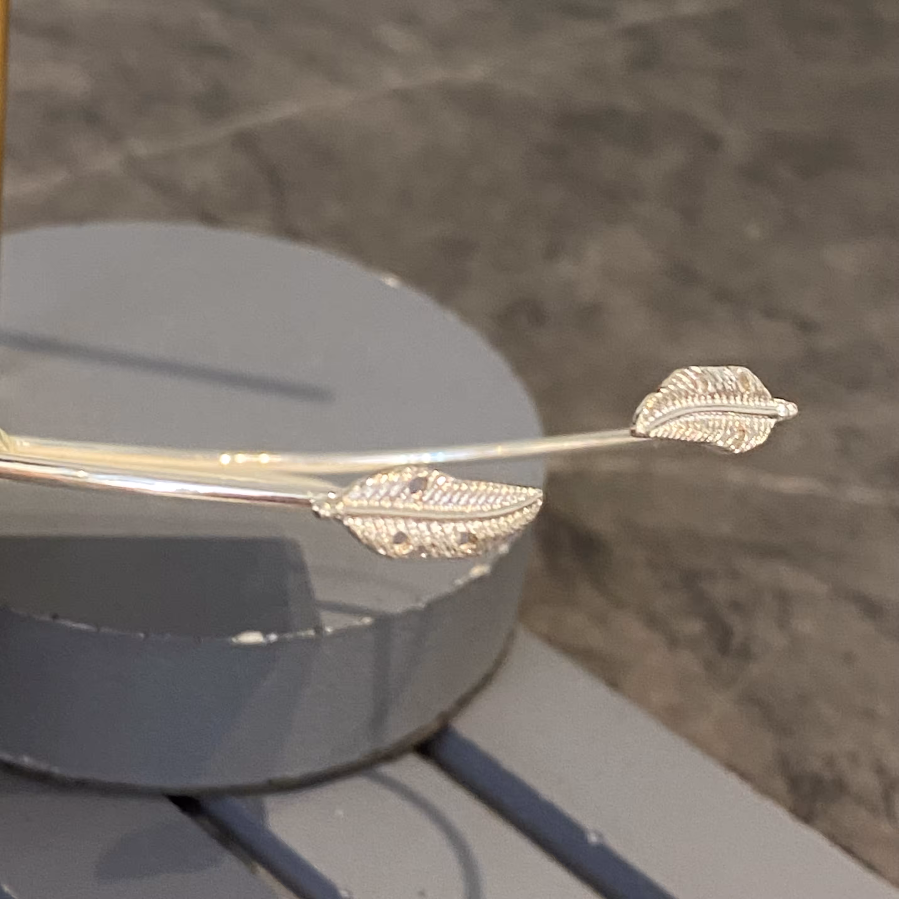 دستبند بنگله دستبند مدل برگ کادو تولد