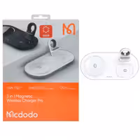 شارژر وایرلس مک دودو 3 کاره مدل CH-7062 - سفید - HAM(اورجینال)