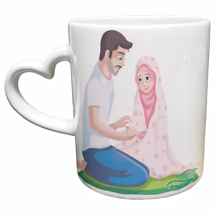 خرید ماگ-لیوان  دسته ساده  عاشقانه کد 265