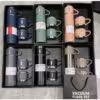 فلاسک مدل VACUUM FLASK SET رنگ صورتی