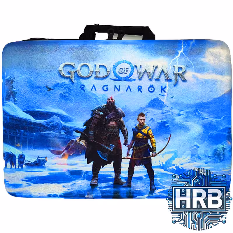 کیف کنسول PS5 فت طرح God of War Ragnarok - پنج کاره