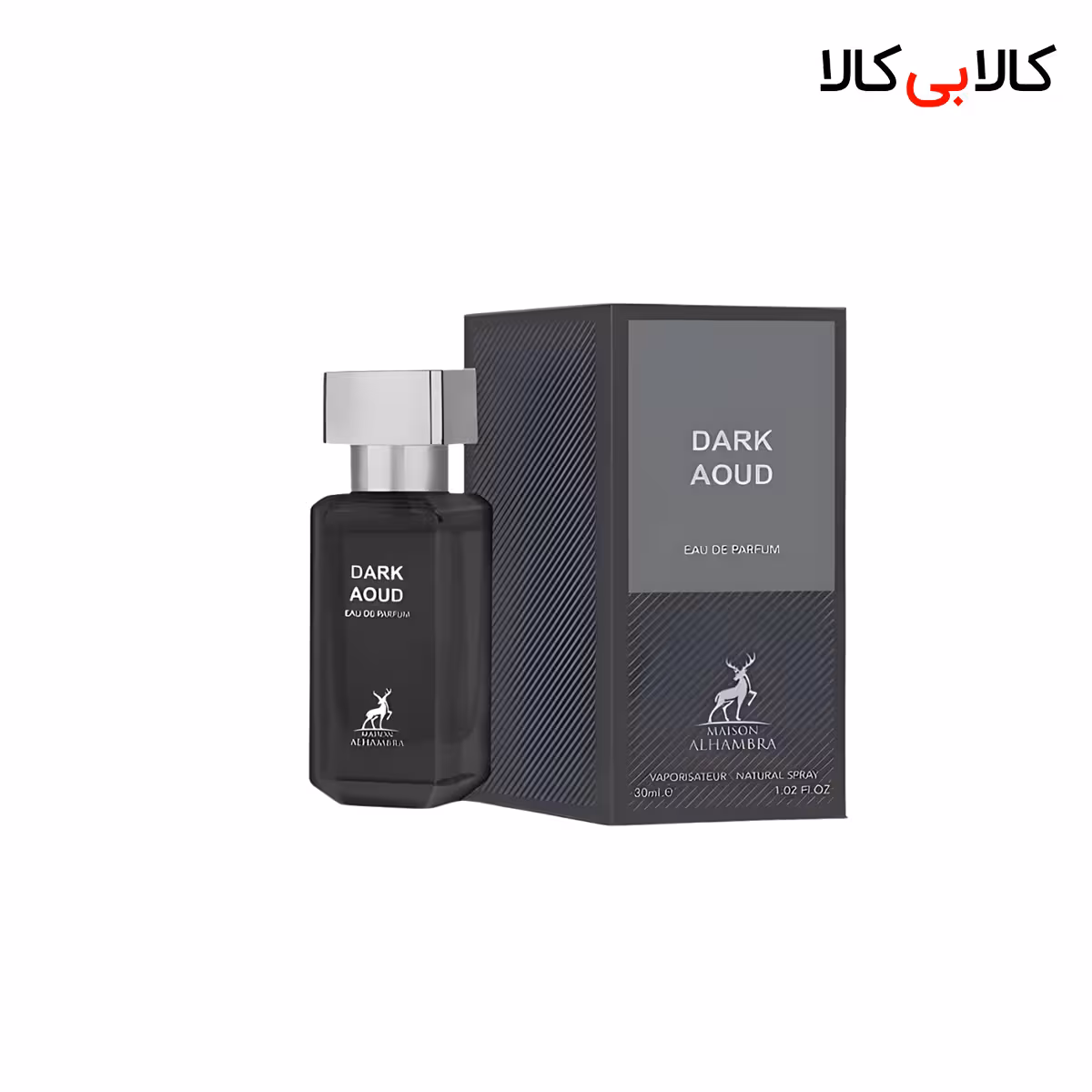 عطر جیبی الحمبرا دارک عود مردانه و زنانه حجم 30 میلی لیتر