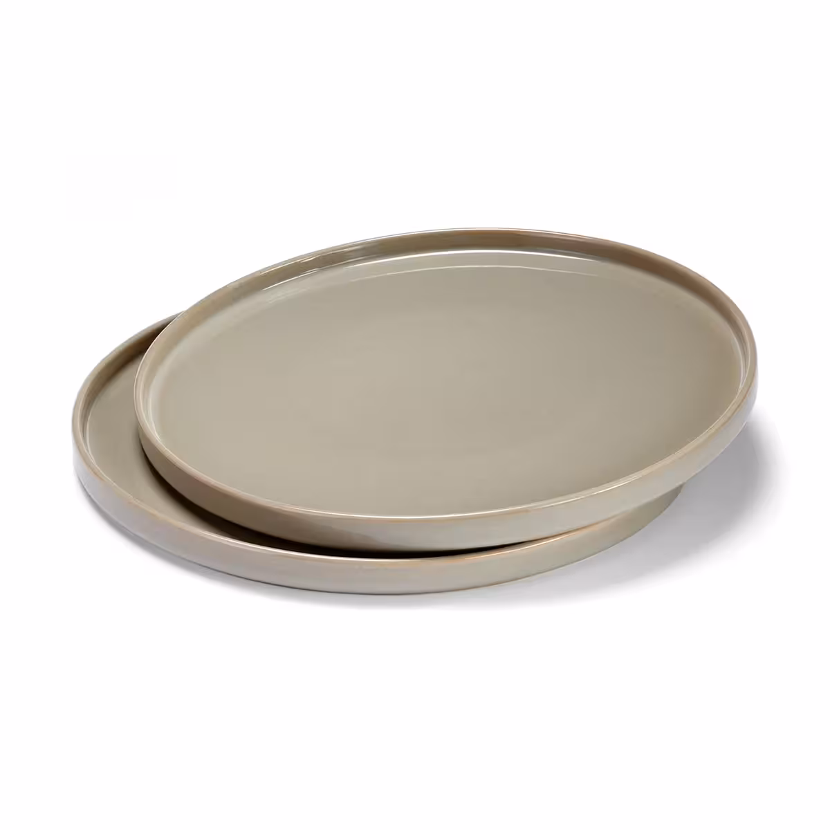 بشقاب چینی بژ چیبو 2 عددی