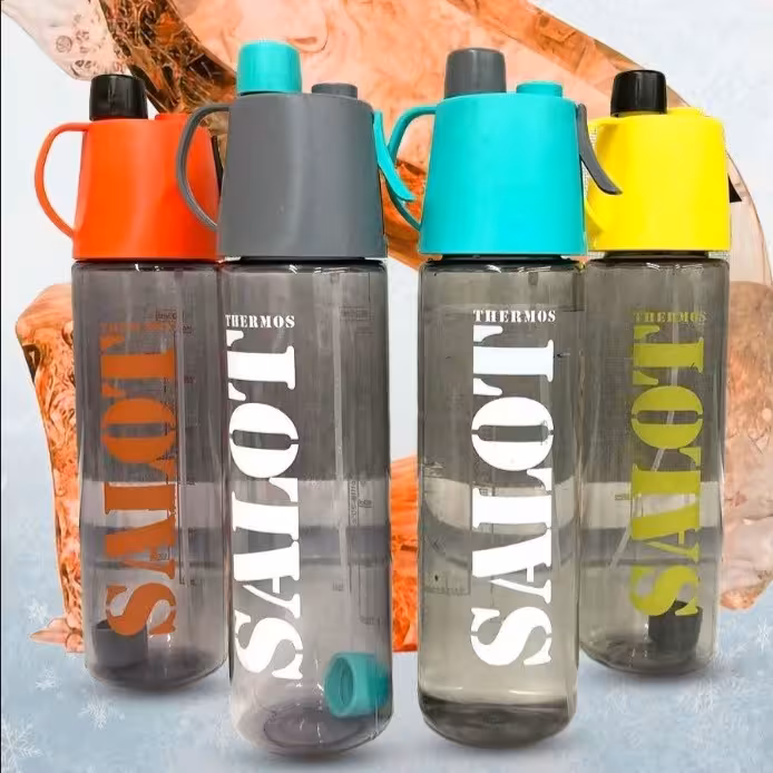 قمقمه شفاف اسپری دار | amazonchi